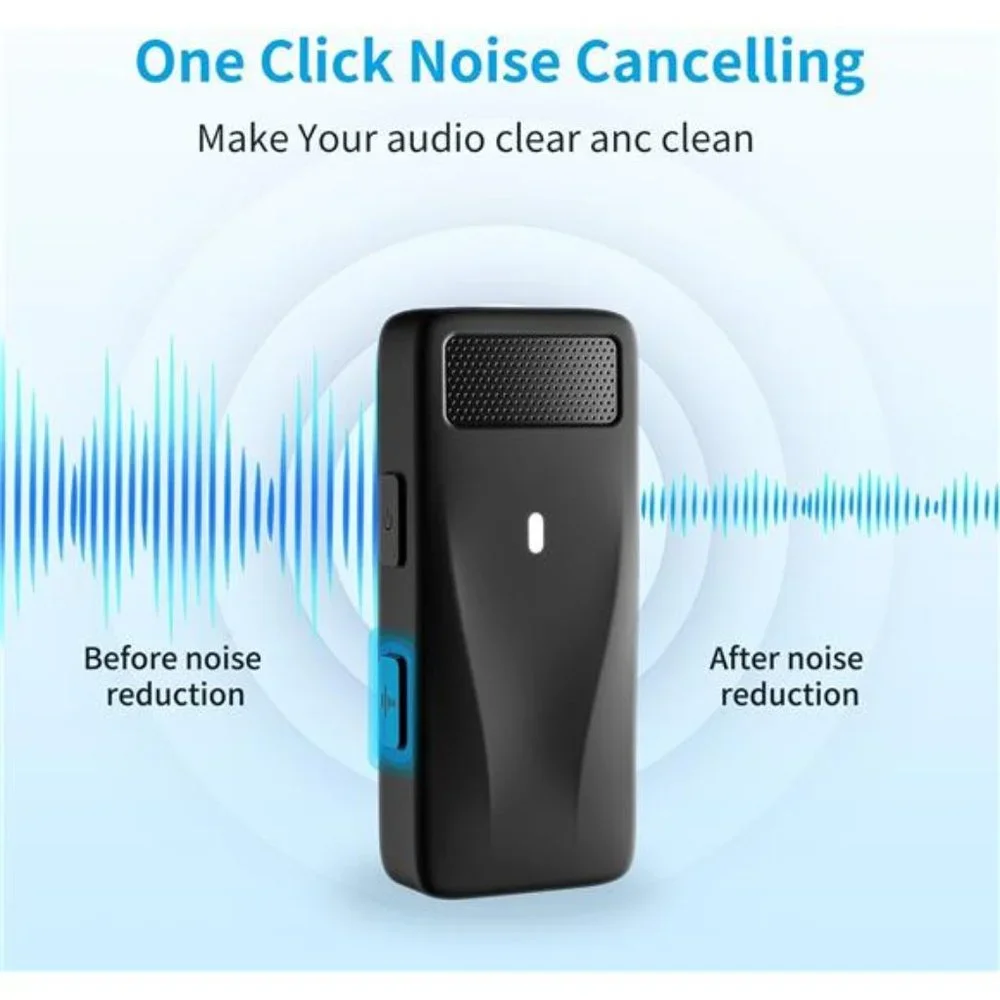 Mini Wireless Lapel Lavalier Microphone for Android,  - 2 Pack